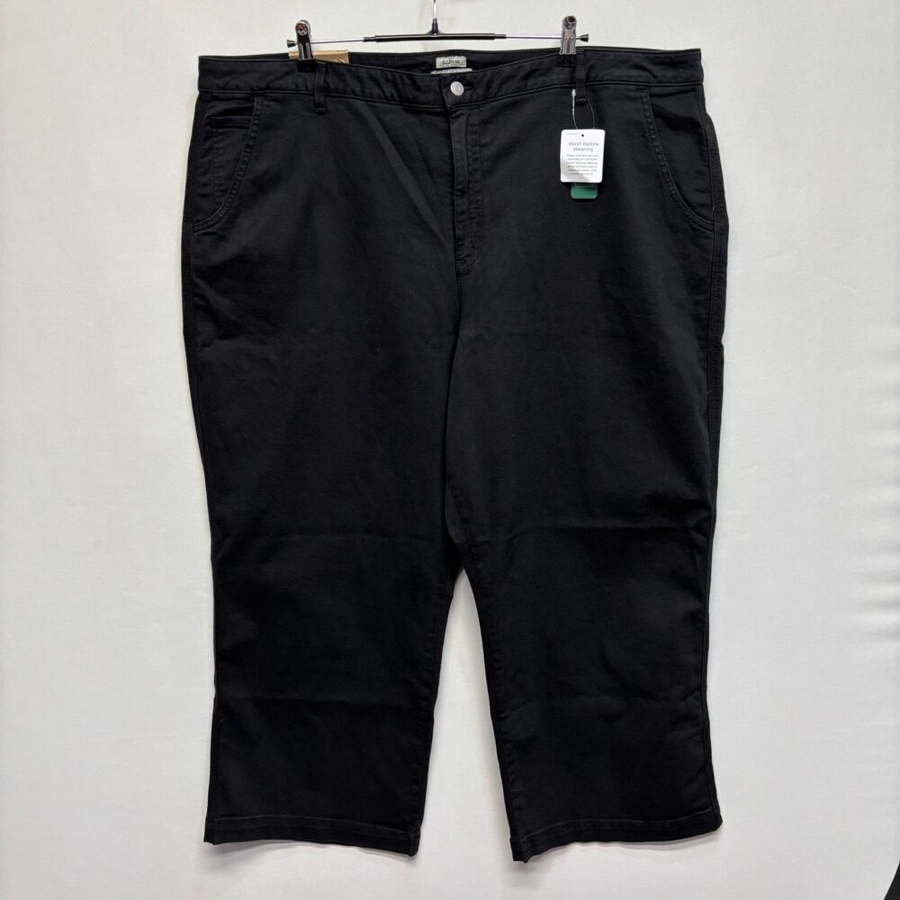 NWT LL Bean Women 207 Vintage Jeans HS Wide Leg Size 26 Plus Denim C100 -16